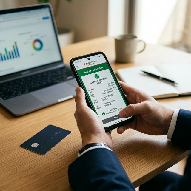 取引口座へ資金を入金