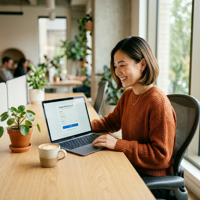 アカウントを作成